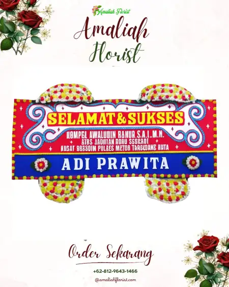 Papan Bunga Ucapan Selamat Wanengpaten